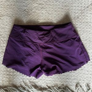 Size 2 purple lulu shorts